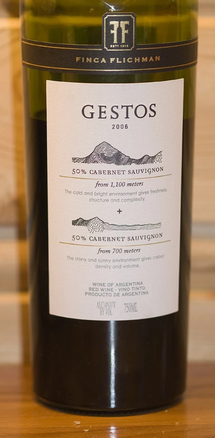 Gestos  Cabernet Sauvignon ( Flichman ) 2006
