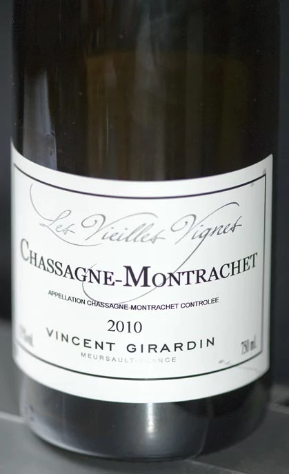 Chassagne-Montrachet Les Vieilles Vignes ( Vincent Girardin ) 2010