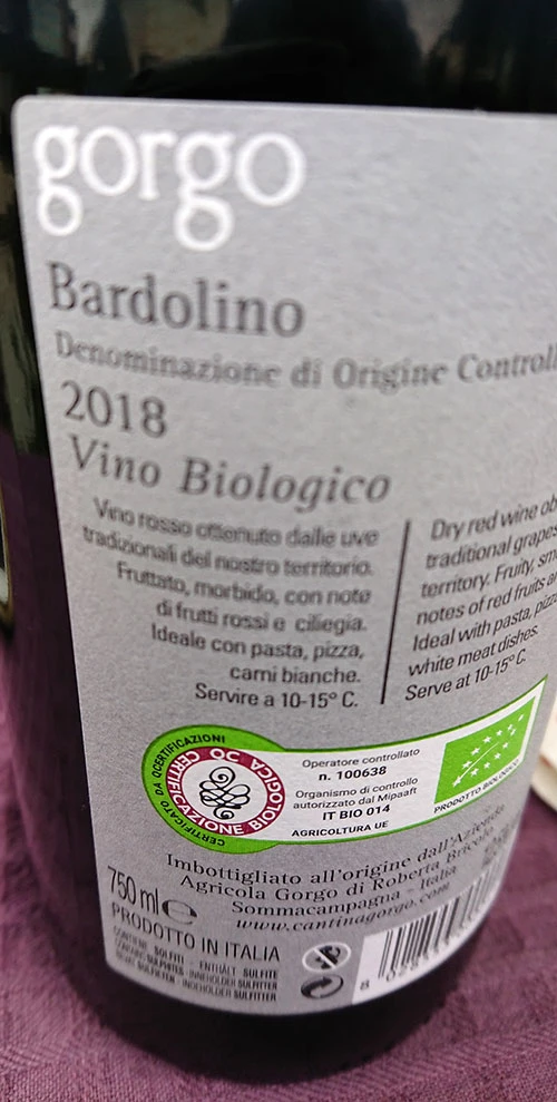 Gorgo Bardolino ( Azienda Agricola Gorgo ) 2009