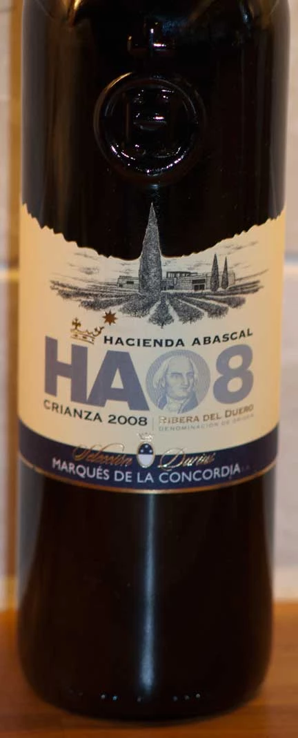 Hacienda Abascal Crianza ( Bodegas Marqués de La Concordia ) 2012
