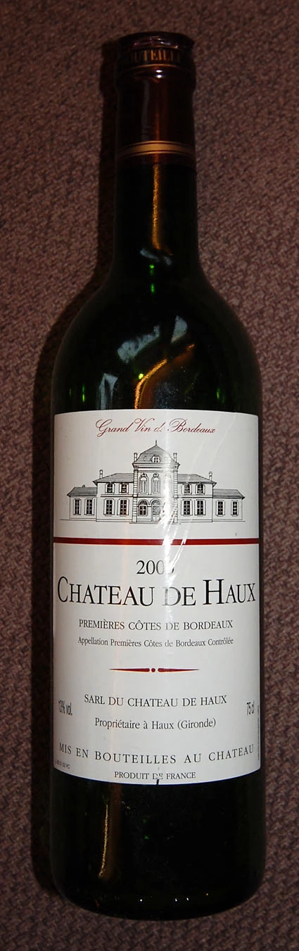 Rouge ( Château de Haux ) 2005