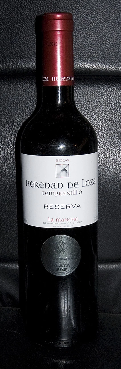Heredad de Loza Tempranillo Reserva ( Coop. Ntra. Sra. del Rosario ) 2004