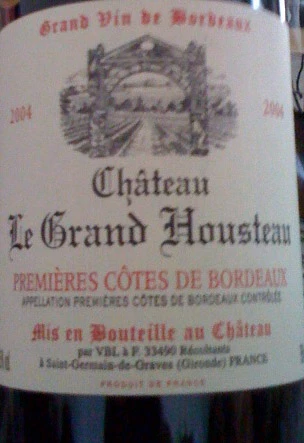Château le Grand Housteau ( Château le Grand Housteau ) 2004