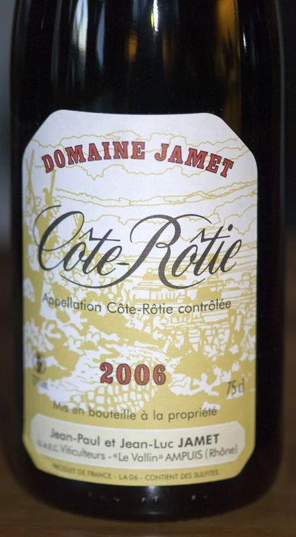 Côte-Rôtie ( Domaine Jamet ) 2007