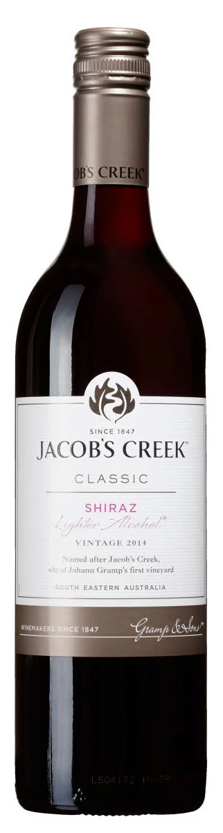 Shiraz Lighter Alcohol ( Jacob`s Creek Wines ) 2015