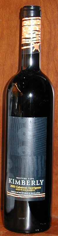 Kimberly Cabernet Sauvignon ( Arcus - Norwegian distr. ) 2003