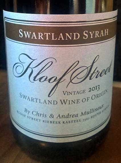 Kloof Street Swartland Syrah ( Mullineux Family Wines ) 2013