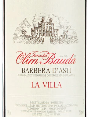 Barbera d`Asti La Villa ( Tenuta Olim Bauda ) 2013