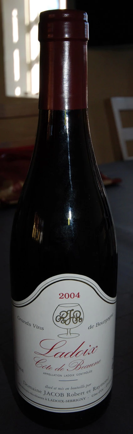 Ladoix Côtes du Beaune ( Domaine Jacob Robert et Raymond ) 2004