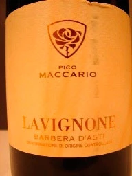 Barbera d`Asti Lavignone ( Pico Maccario ) 2004