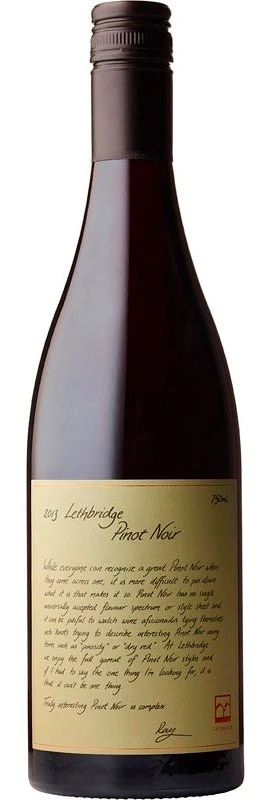 Pinot Noir ( Lethbridge Wines ) 2017