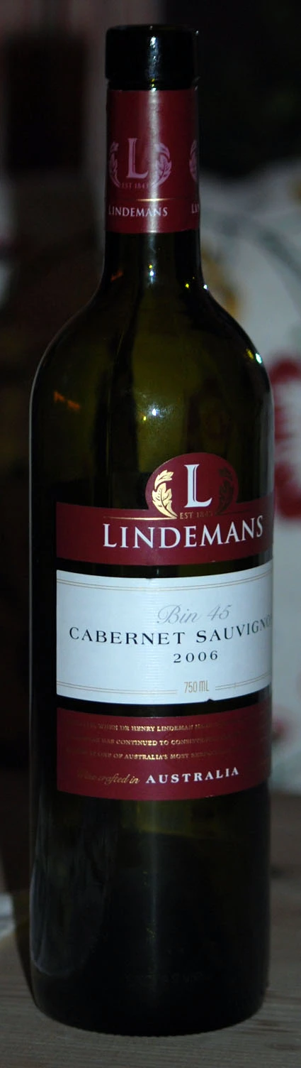 Bin 45 Cabernet Sauvignon ( Lindemans ) 2022