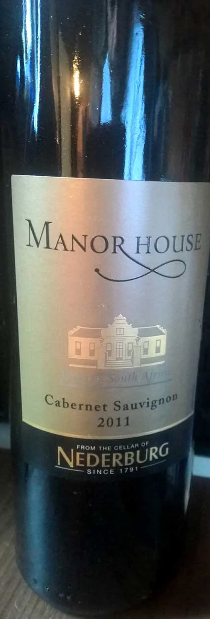 Manor House Cabernet Sauvignon ( Nederburg ) 2014