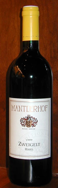 Zweigelt Hasel ( Weingut Mantlerhof ) 1999