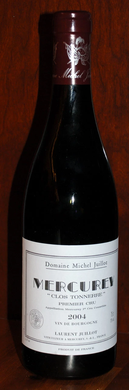 Mercurey Clos Tonnerre ( Domaine Michel Juillot ) 2002
