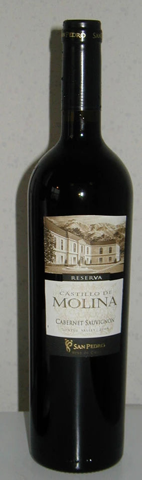 Castillo de Molina Cabernet Sauvignon Reserva ( Vina San Pedro ) 2002