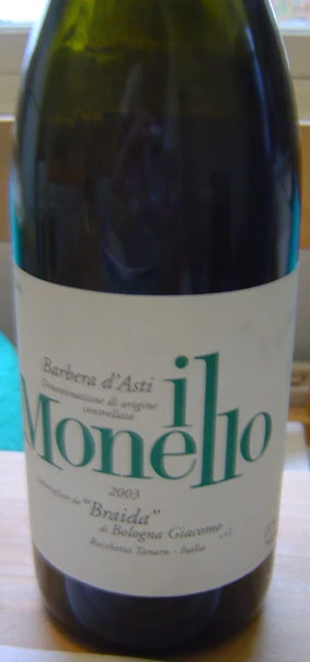Barbera d`asti ( Moneillo ) 2003