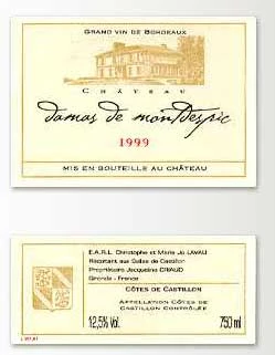 Château Damas de Montdespic ( Vignobles Lavau ) 2012