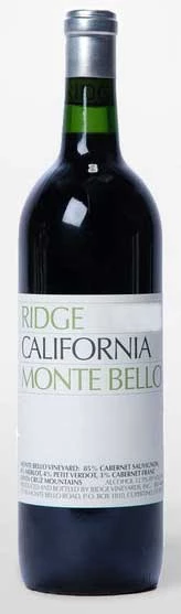 Montebello Cabernet Sauvignon ( Ridge Vineyards ) 1997