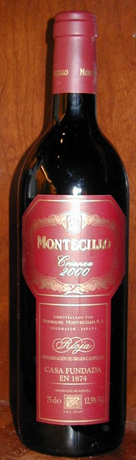 Montecillo Crianza ( Osborne Wines ) 2000