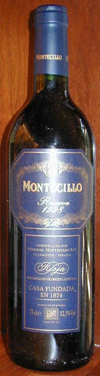 Montecillo Reserva ( Osborne Wines ) 1998
