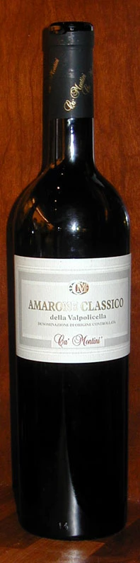 Amarone della Valpolicella Classico ( Ca` Montini ) 2000
