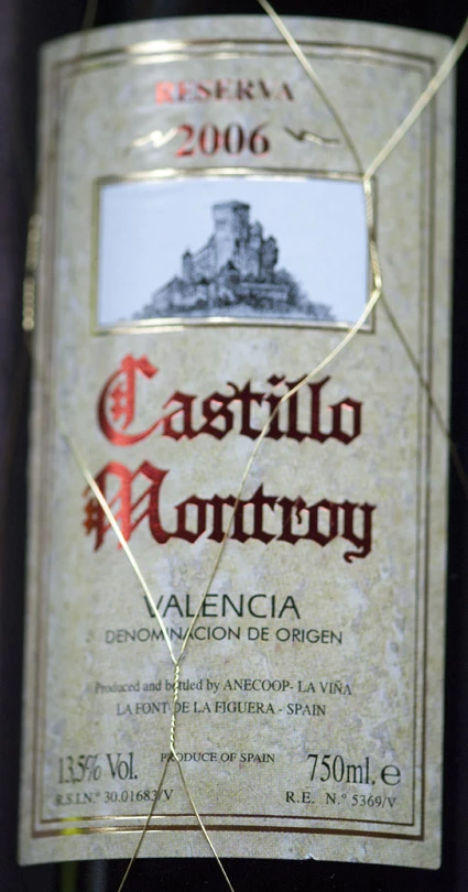 Castillo Montroy Reserva ( BCLV de F ) 2006