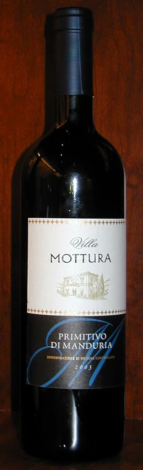 Primitivo di Manduria ( Mottura ) 2003