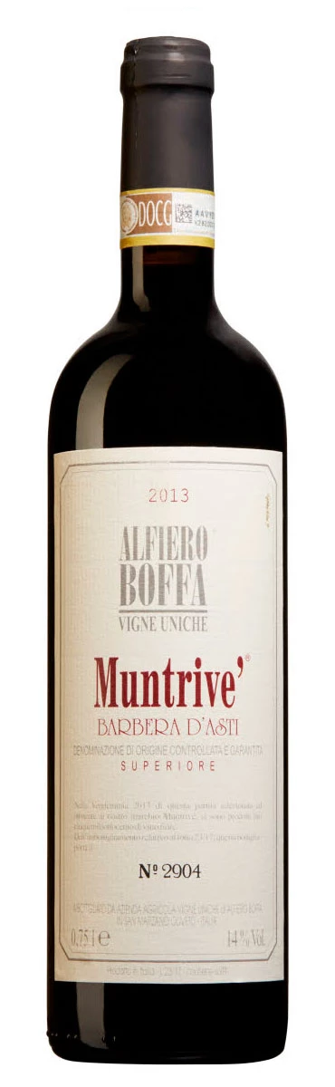 Barbera d`asti Vigna Muntrivé ( Alfiero Boffa ) 2001