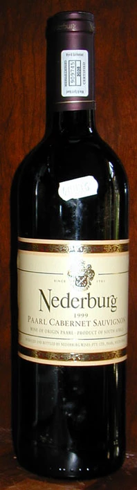 Cabernet Sauvignon ( Nederburg ) 2002
