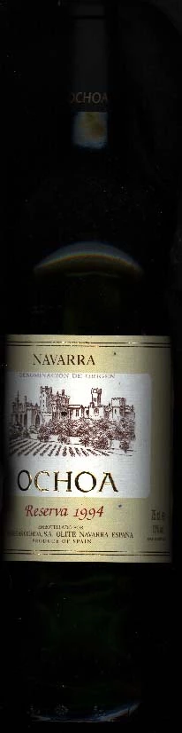 Ochoa Reserva ( Bodegas Ochoa ) 1994
