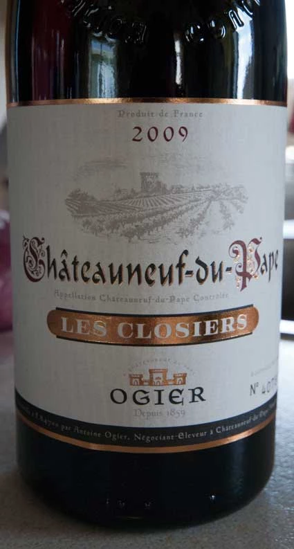 Châteauneuf-du-Pape Les Closiers ( Ogier ) 2011