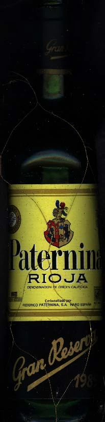 Gran Reserva ( Federico Paternina ) 1989