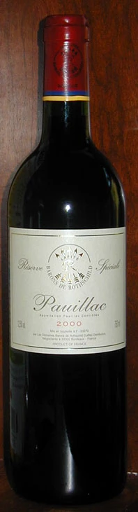 Pauillac ( Domaines Barons de Rothschild ) 2000