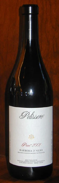 Barbera d`alba Piani ( Pelissero ) 2001
