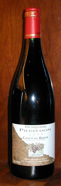 Domaine de Pierredon ( Les Vign. D`Estezargues ) 1999