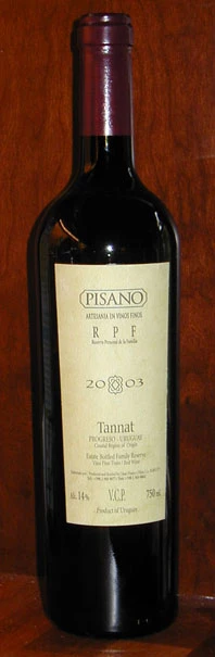 Rpf Tannat ( Bodegas Pisano ) 2003