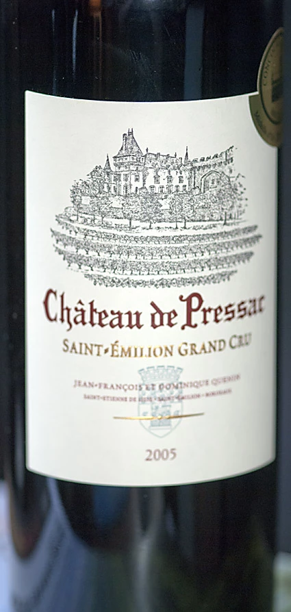 Château de Pressac Saint-Émilion Grand Cru ( Jean-Francois and D.Quenin ) 2009