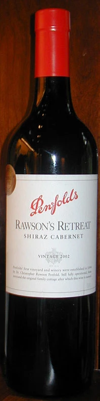 Rawson`s Retreat Shiraz Cabernet Sauvignon ( Penfolds Wines ) 2002