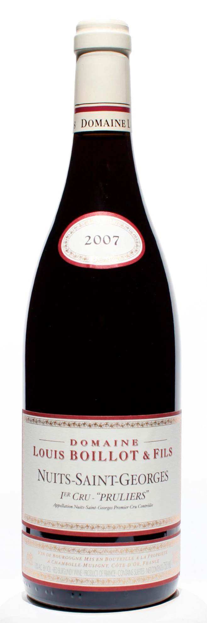 Nuits Saint Georges 1er Cru Pruliers ( Louis Boillot ) 2004