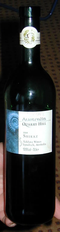 Quarry Hill Shiraz ( Yaldara Wines ) 2004