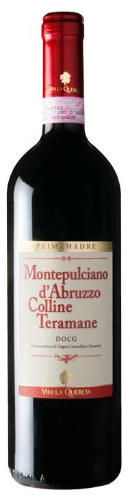 Montepulciano d`Abruzzo Colline Teramane ( Vini La Quercia ) 2008