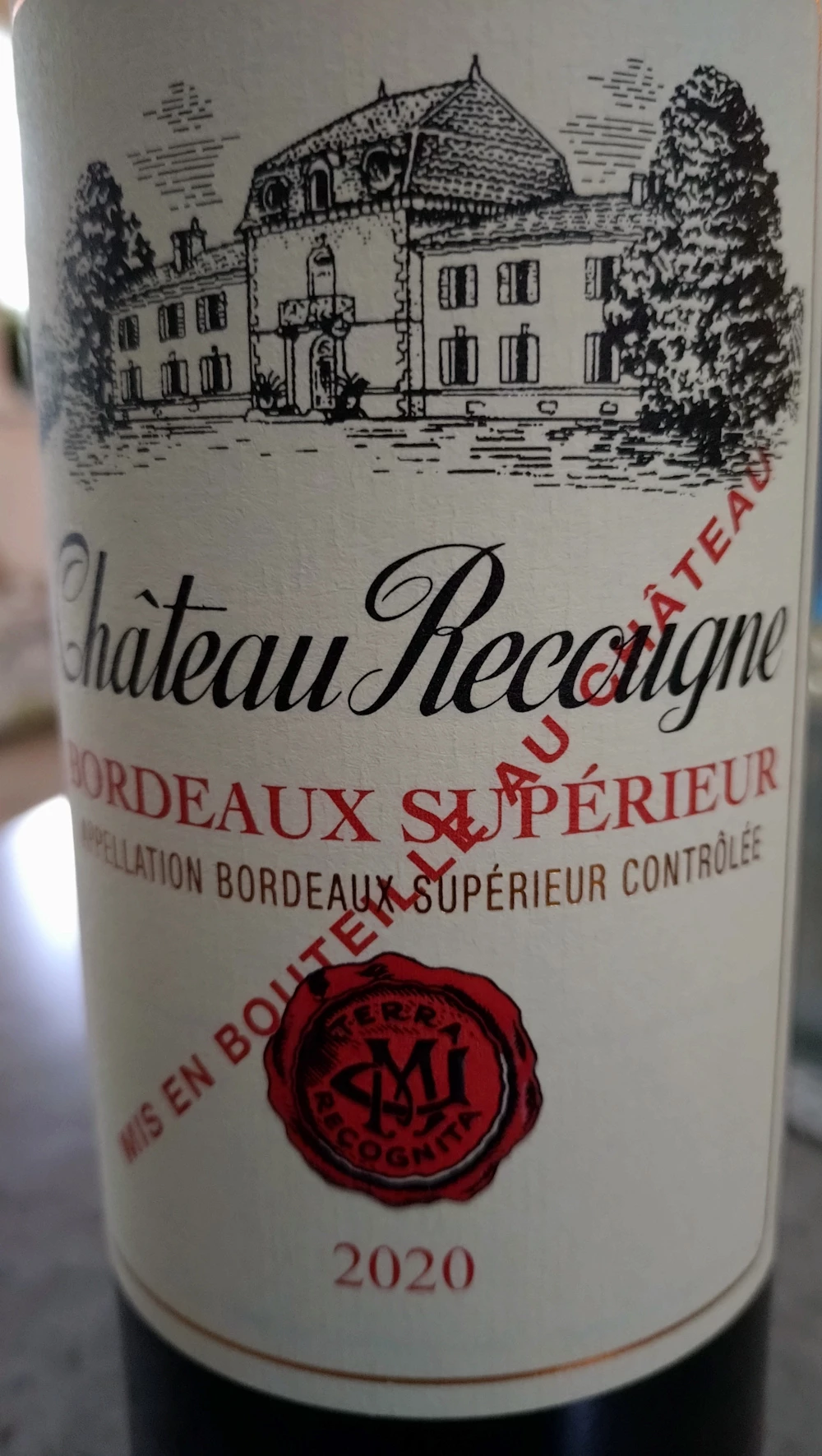 Château Recougne Rouge ( Château Recougne ) 2017