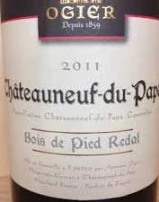 Châteauneuf-du-Pape Bois de Pied Redal ( Ogier ) 2009