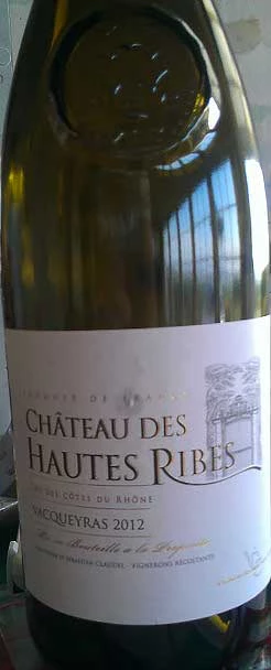 Vacqueyras ( Château des Hautes Ribes ) 2014