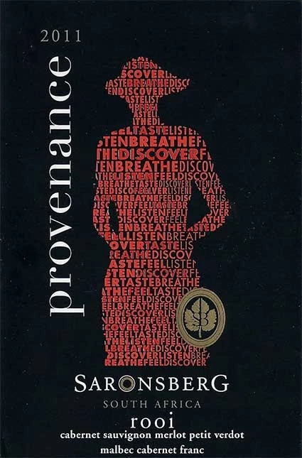 Provenance Rooi ( Saronsberg Private Cellar ) 2011