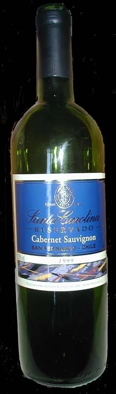 Cabernet Sauvignon Reservado ( Santa Carolina ) 1999