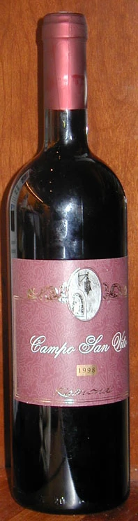 Valpolicella Classico Superiore Campo San Vito ( Villa Monteleone ) 1998