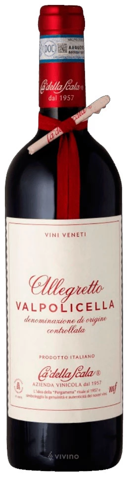 Ca`della Scala Allegretto Valpolicella ( Cescon Italo ) 2014