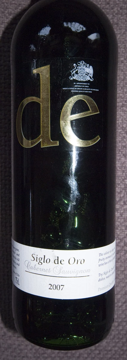 Siglo de Oro Cabernet Sauvignon ( Santa Helena ) 2008